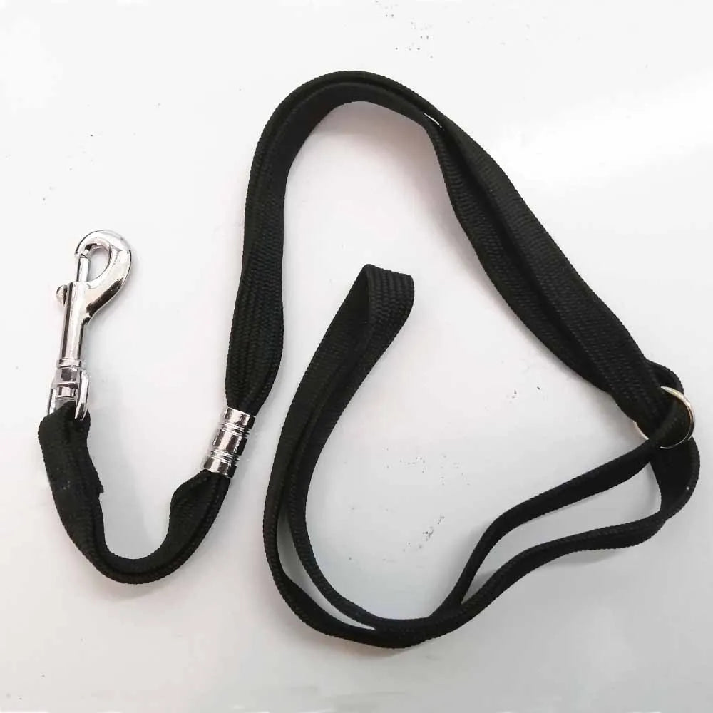 2Pcs Nylon Dog Leash Adjustable Pets Noose Loop Lock Clip Rope Durable Grooming Table Sling Cats Restraint Ropes for Bath Desks Oasis Select black 2pcs