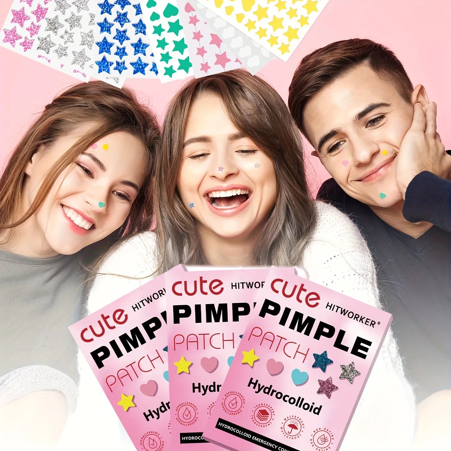 Hydrogel non irritating acne patch -260 pieces per box - alcohol free, used to absorb acne secretion, necessary for acne care Oasis Select
