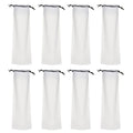 Wet Umbrella Bag Waterproof Translucent Folding Storage Travel Drawstring Sleeve Car Office School Rain Clear Case Portable Mini Oasis Select 8pcs