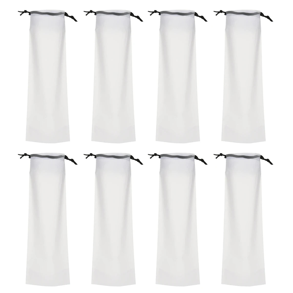 Wet Umbrella Bag Waterproof Translucent Folding Storage Travel Drawstring Sleeve Car Office School Rain Clear Case Portable Mini Oasis Select 8pcs