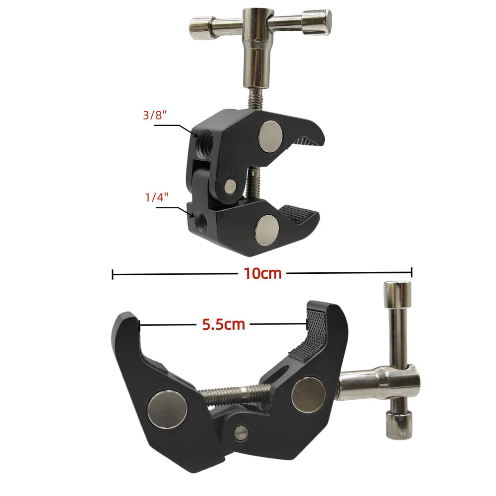 11" Magic Arm Articulating Metal Arm & Super Clamp | VeFly