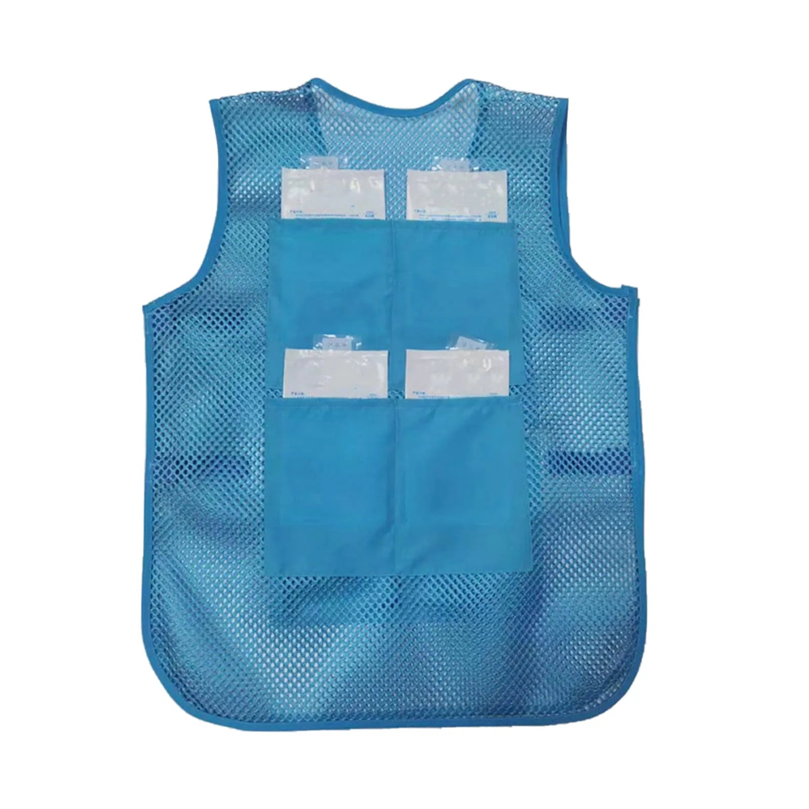 Summer Ice Pack Cooling Vest Ice Cube Ice Pack Vest Vest With 8 Ice Packs Heatstroke Safety Vest Clothing Jacket Oasis Select
