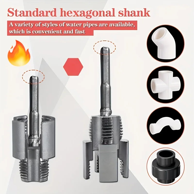 1/2" & 3/4" PPR Water Pipe Tap – Alloy Steel Anti-Corrosion Pipe Fitting Tap Oasis Select