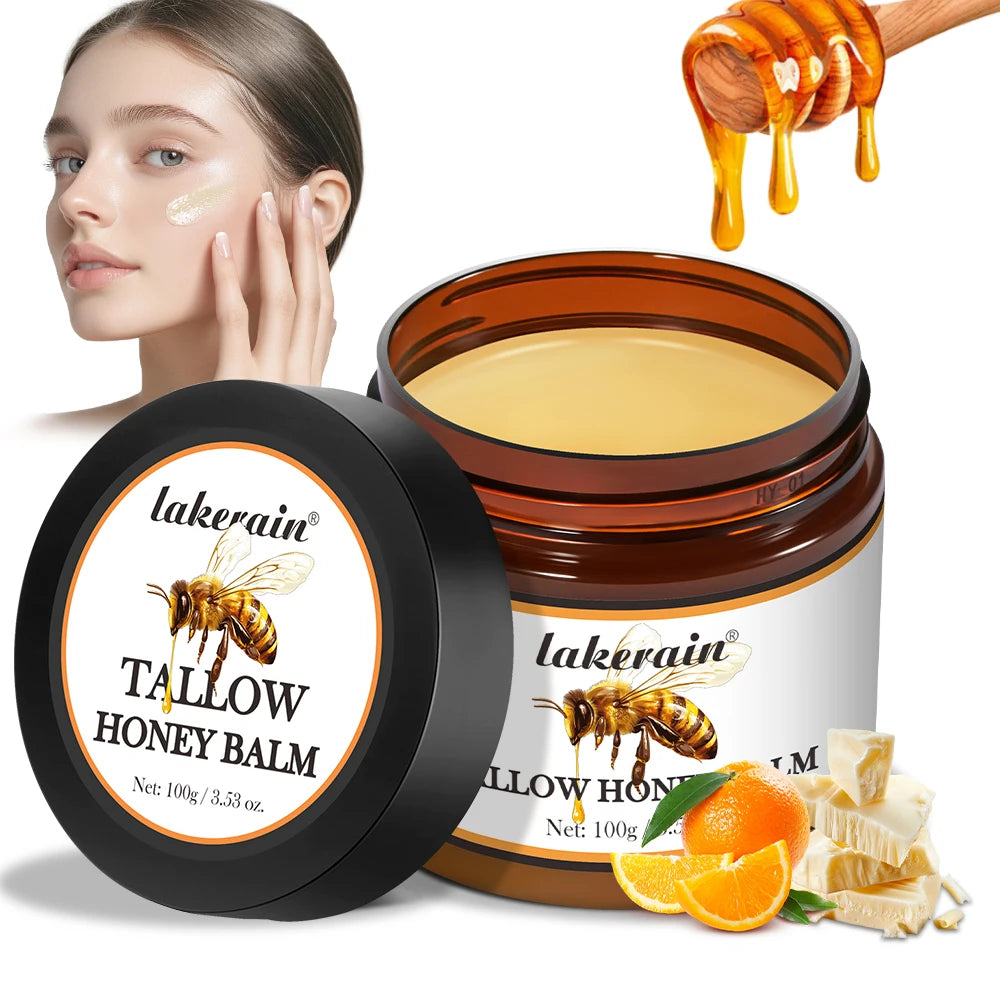 Grass-Fed Beef Tallow & Raw Honey Balm | Natural Moisturizer Tallow Honey Balm Oasis Select