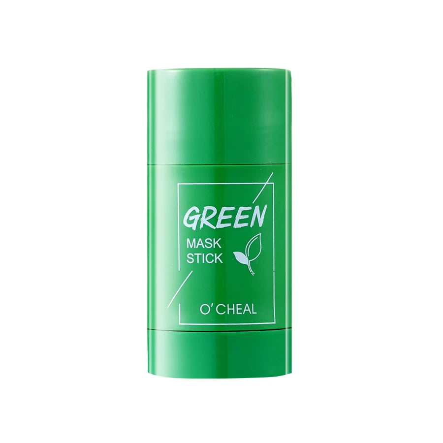 Natural Green Tea Facial Mask Stick Oil Control Mud Cream Hydrating Blackhead Removal Pore Refining Skin Care Oasis Select green tea 40g