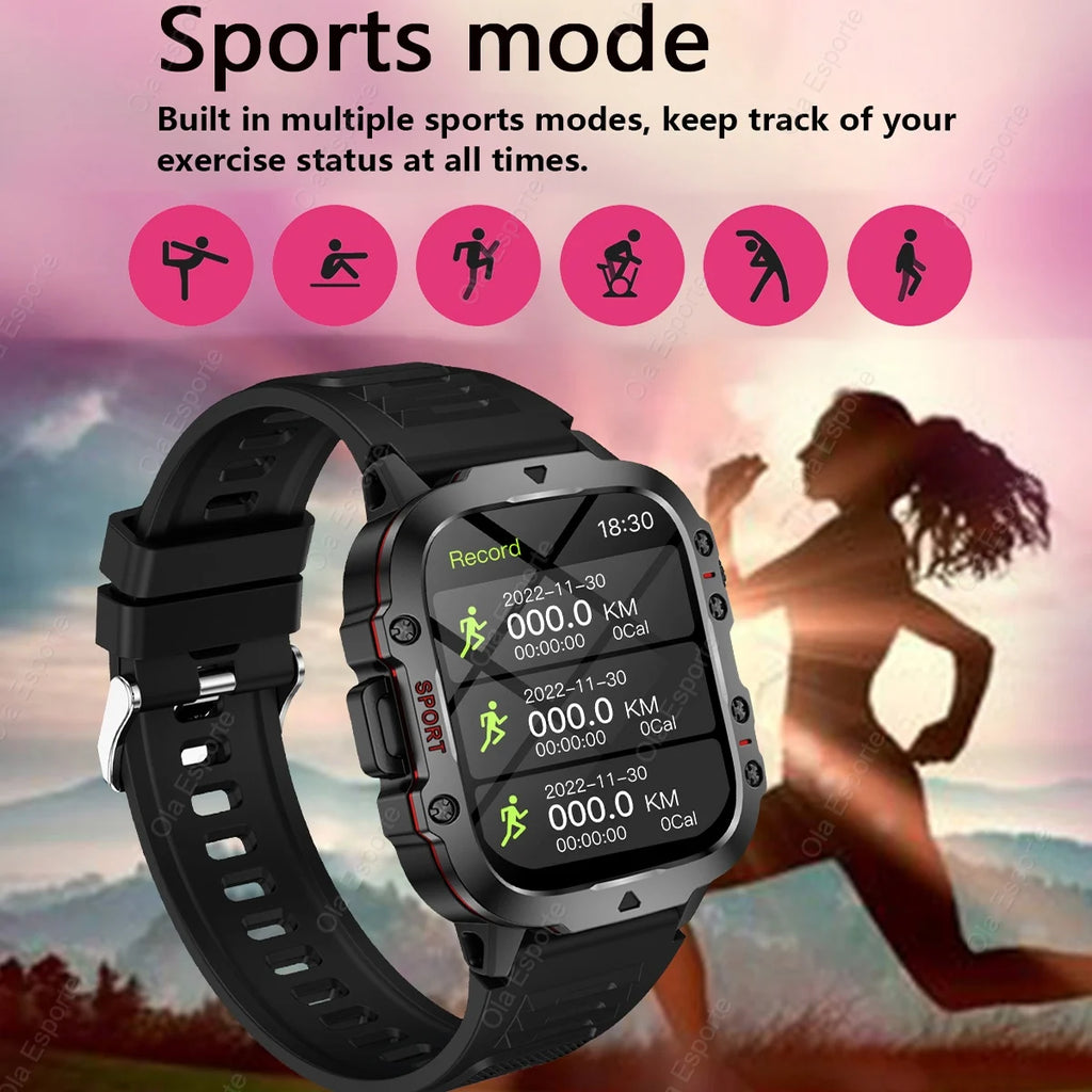 Ola Esporte Smart Watch – Bluetooth Call, Fitness, IP67