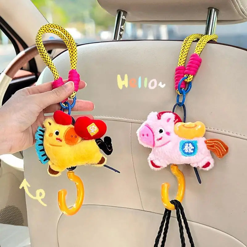 Car Backseat Organizer Cute Cartoon Car Seat Back Hooks Storage Holder Creative Car Accessories Interior Oasis Select