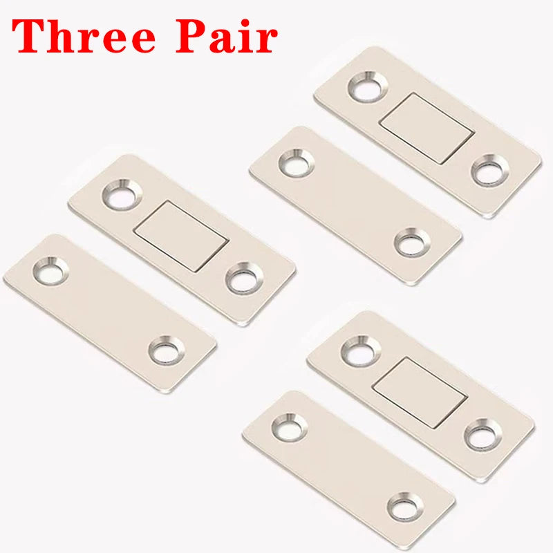 New Magnetic Cabinet Catches Ultra-Thin Door Magnets Stops Invisible Adhesive Drawer Catch Kitchen Closet Door Closer Soft-Catch Oasis Select 3