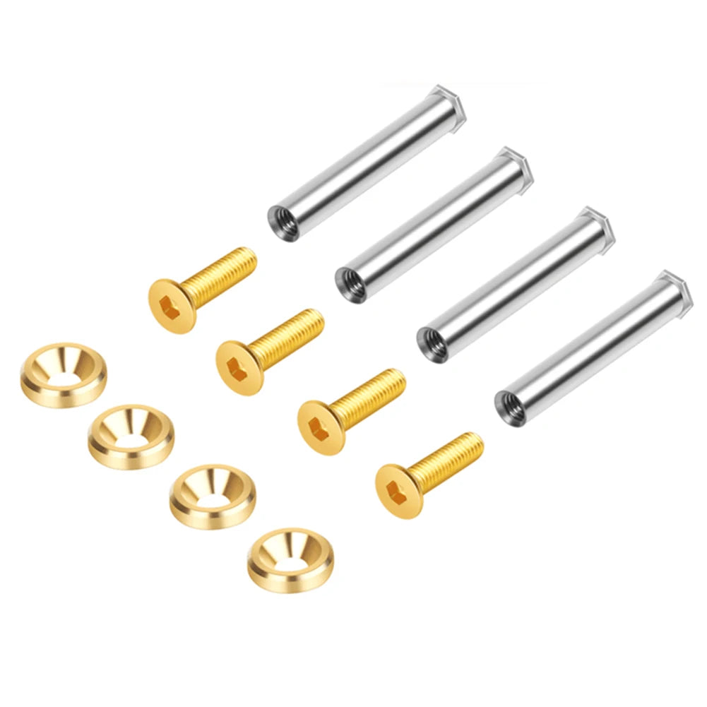 4-Pack PC Chassis Fan Screws with Spacer & Tool – Quiet Mount PC Fan Mount Screws Oasis Select