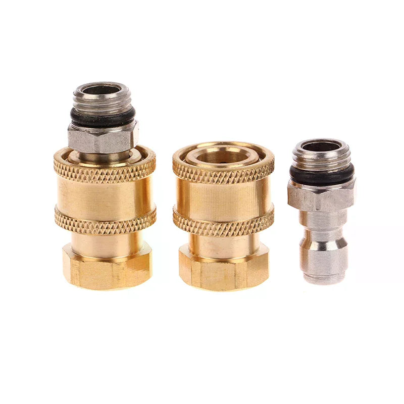 Car Washer Foam Lance Connector 1/4 Inch Quick Connect Socket And Quick Connect With Female M14 For Pressure Washer Water Gun Oasis Select