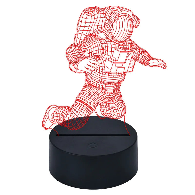 3D Acrylic LED Night Light Desktop Lamp | USB & Battery Powered