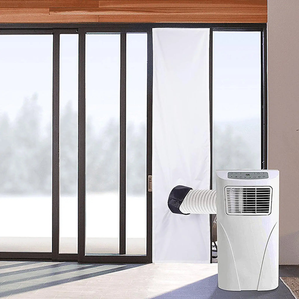 Air Conditioner Window Vent Kit Waterproof Air Conditioner Sealing Cloth Mobile Air Conditioner Baffle for Sliding Horizontal Oasis Select
