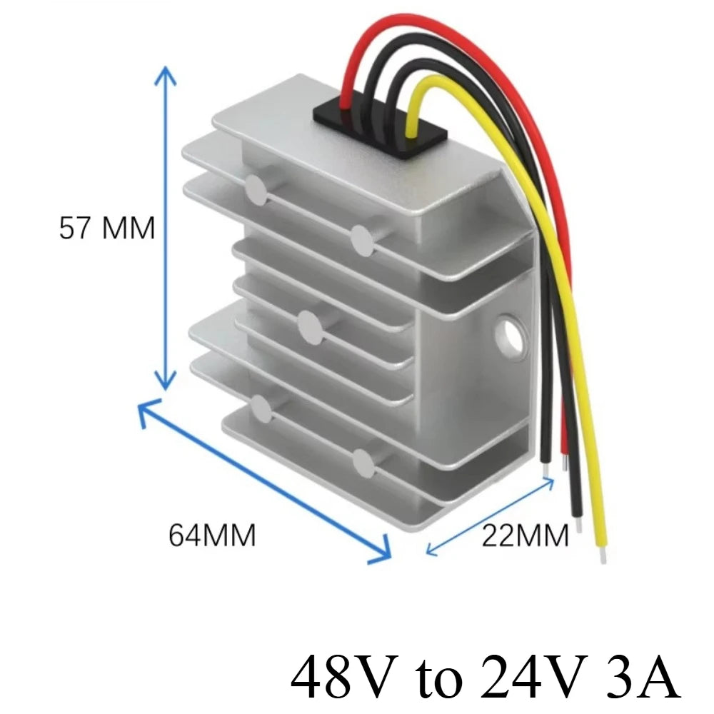 48V to 24V 5A-20A Step Down Buck DC-DC Power Converter 48 Volt to 24 Volt 5 AMP Voltage Regulator Voltage Reducer with CE RoHS Oasis Select 48V to 24V 3A 48V 24V