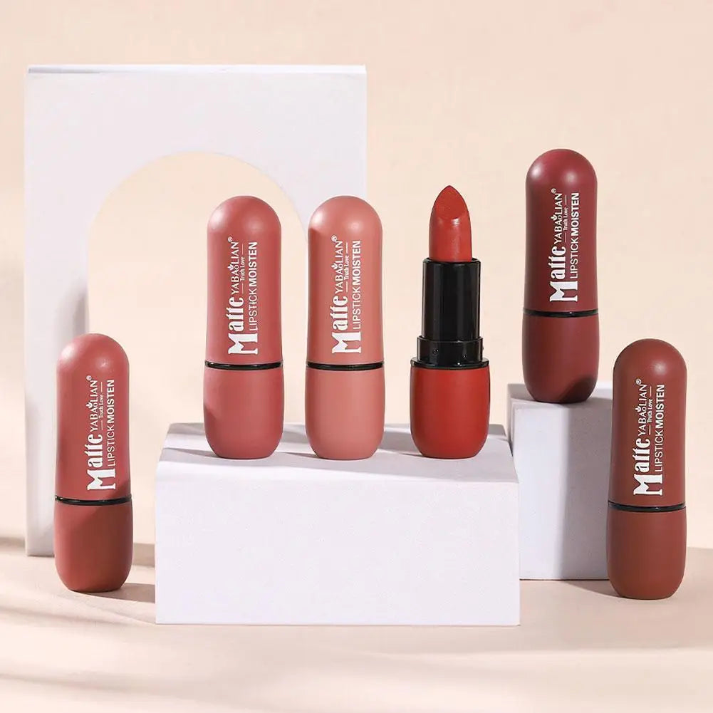 Velvet Matte Lipstick Matte Soft Hydrate Glossy Lipstick Long-Lasting Waterproof Lip Gloss High Pigmented Lip Stick Stain Makeup Oasis Select