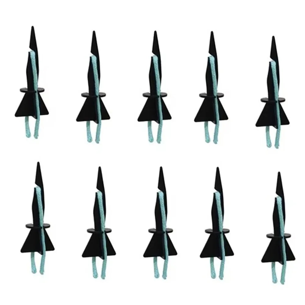 Adjustable Self-Watering Spikes Water-Absorbing Plastic Plant Watering Spikes Planting Tool Slow-Release Plant Ground Nails Oasis Select Black