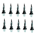 Adjustable Self-Watering Spikes Water-Absorbing Plastic Plant Watering Spikes Planting Tool Slow-Release Plant Ground Nails Oasis Select Black