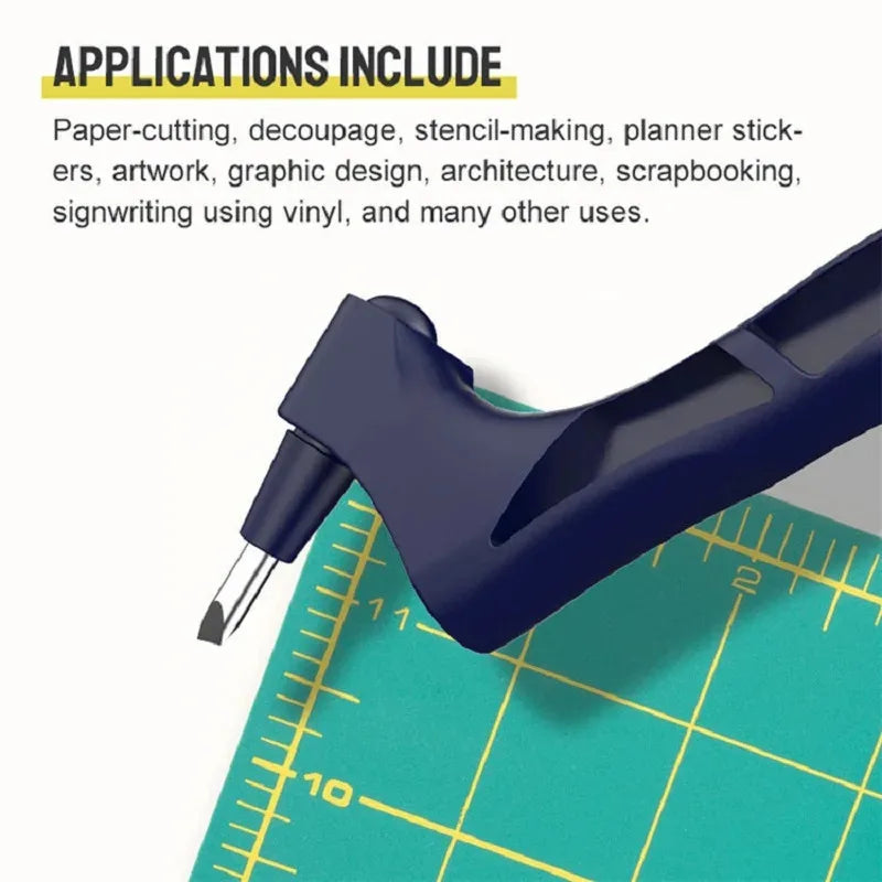1/5/6Sets Craft Cutting Tools With 360 Degree Rotating Blade Paper-Cutter Art Carving Pen Tool Stainless Steel Cutter Knife Oasis Select