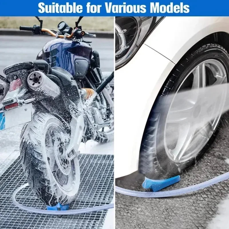 Universal Car Washing Water Pipe Car Hose Slide Tire Wedge Wash Tube Anti Pinch Tools Portable Tire Wedge Auto Detailing Tools Oasis Select