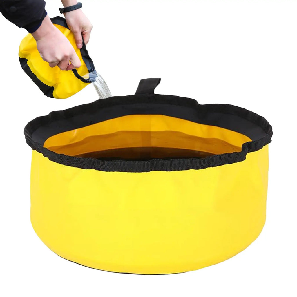 Water Containers 5L Water Bucket Portable Folding Water Container with Handle for Camping Fishing Beach BBQ Emergency Garden Oasis Select