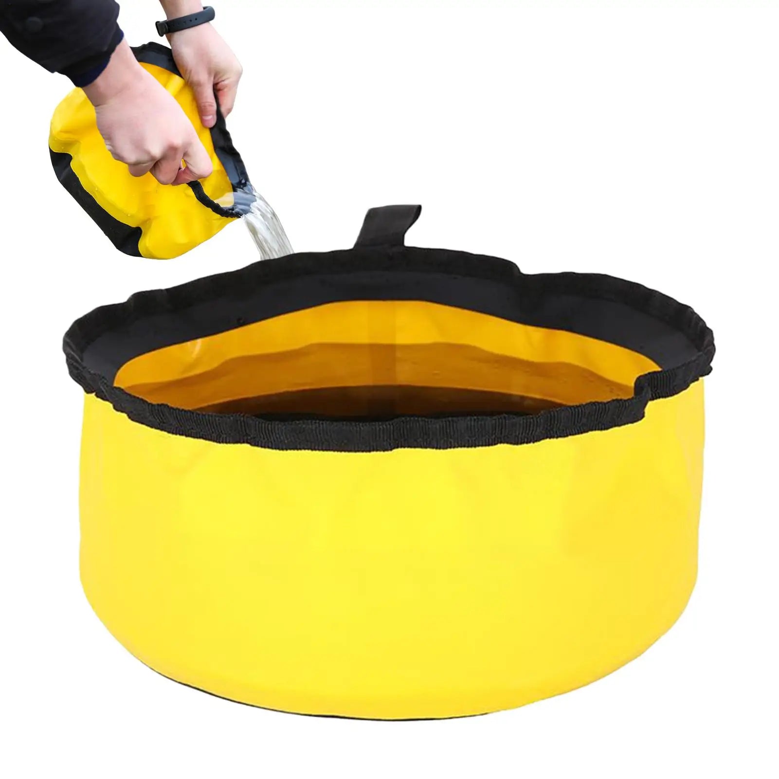 Water Containers 5L Water Bucket Portable Folding Water Container with Handle for Camping Fishing Beach BBQ Emergency Garden Oasis Select