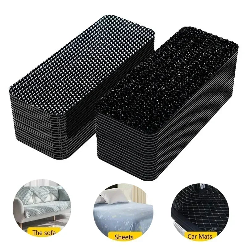 Scratch Very Strong Adhesive Velcros Tape Attaches Self-adhesive Cable Organizer Diy Car Floor Mats Carpet Fasteners Sewing Auto Oasis Select Rectangle-20x70mm 80pcs- 40 set