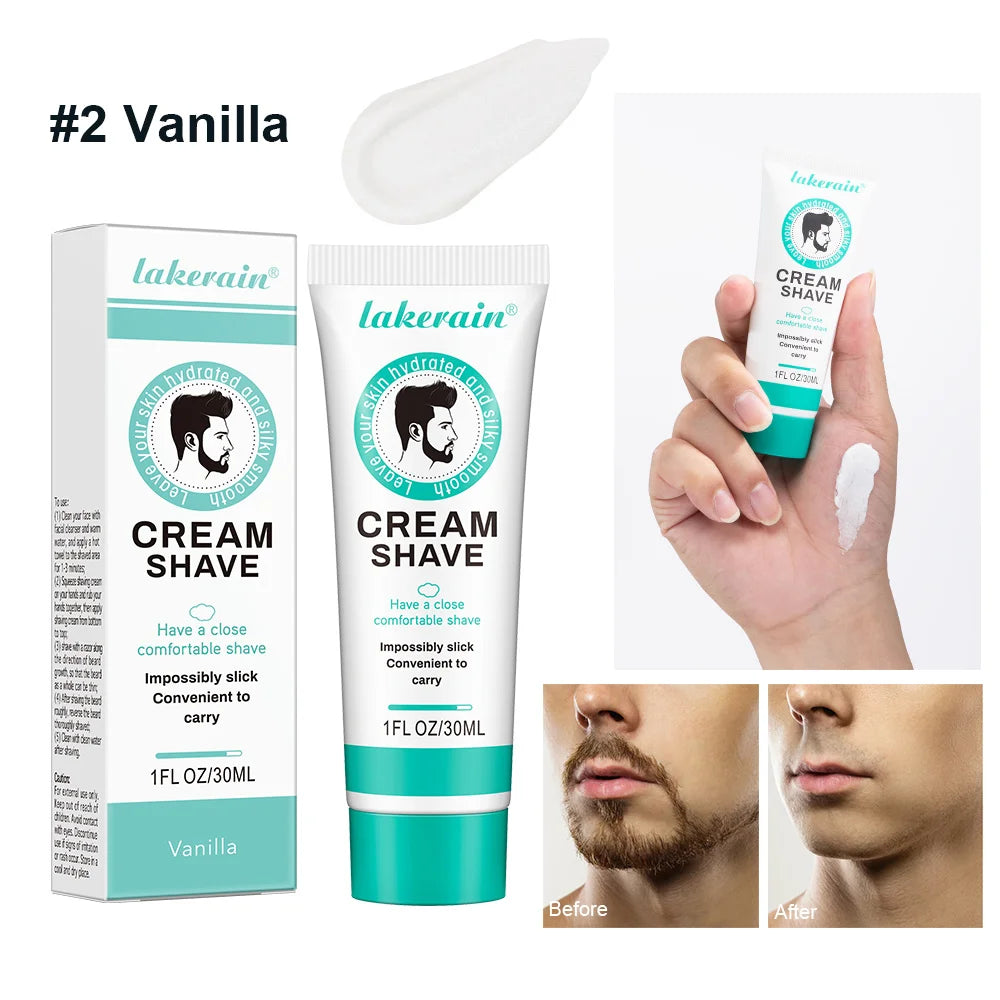 Natural Shaving Cream For Men Facial Care, Rich And Dense Foam Effectively Softens Beard For Easy Shaving Gentle For All Beard T Oasis Select