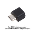 For G502/Master Wireless Mouse Universal Adapter Android Micro To Type C Head Replacement Repair Parts Oasis Select 01