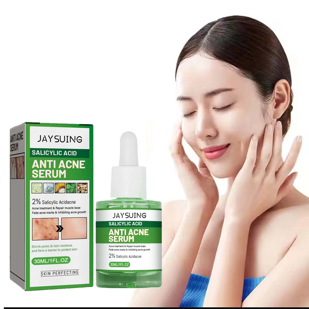 Salicylic Acid Anti Acn-e Face Serum Hydrating Fader Acne Mark Pimple Blackhead Removal Shrink Pores Oil Control Facial Essence Oasis Select
