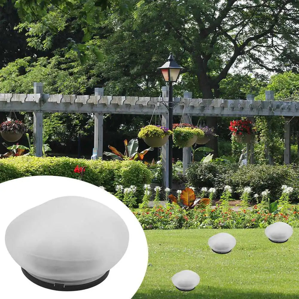 Solar Cobblestone Pebble LED Garden Lights – IP65 Auto On/Off