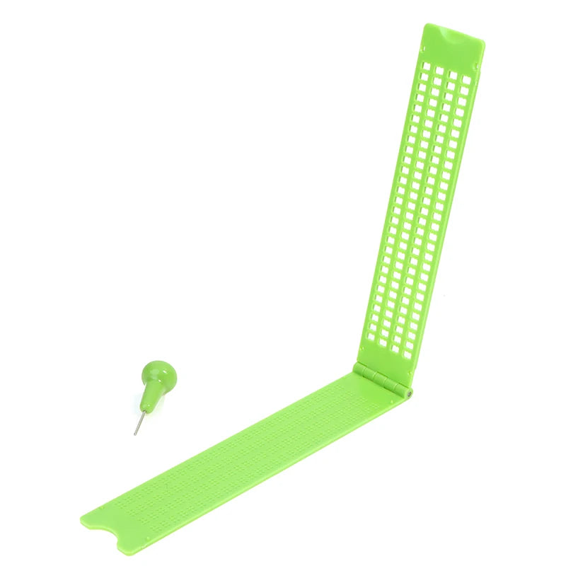 New Sale Plastic Braille Writing Slate School Portable Practical With Stylus Practice Oasis Select