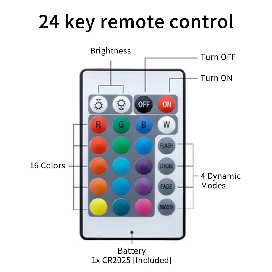 Submersible LED Lights with Remote Control RGB Changing Underwater Light Small Led Candle Light for Pool Party Wedding Decor Oasis Select