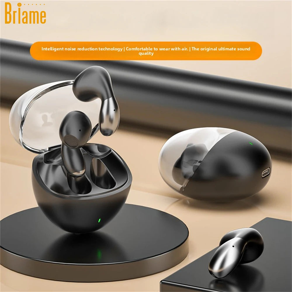 Briame Egg-Shaped Wireless Bluetooth Earphones Portable Hands-Free Headset for Music Calls Mini Fashiion Headphone Game Headset Oasis Select