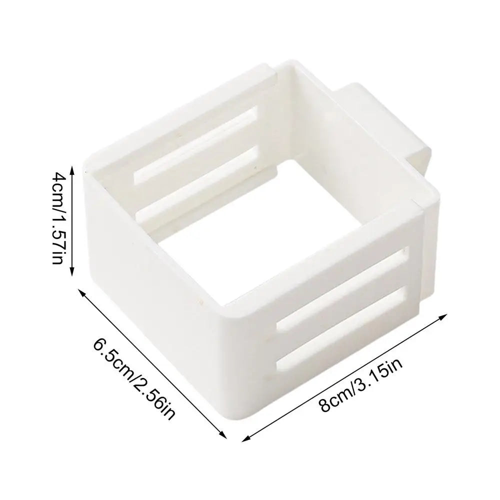 1PC Refrigerator partition plate Retractable Hanging Box Refrigerator Adjustment Snap-on Side Door Sauce Bag Snack Organize Oasis Select 1PC White