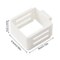 1PC Refrigerator partition plate Retractable Hanging Box Refrigerator Adjustment Snap-on Side Door Sauce Bag Snack Organize Oasis Select 1PC White