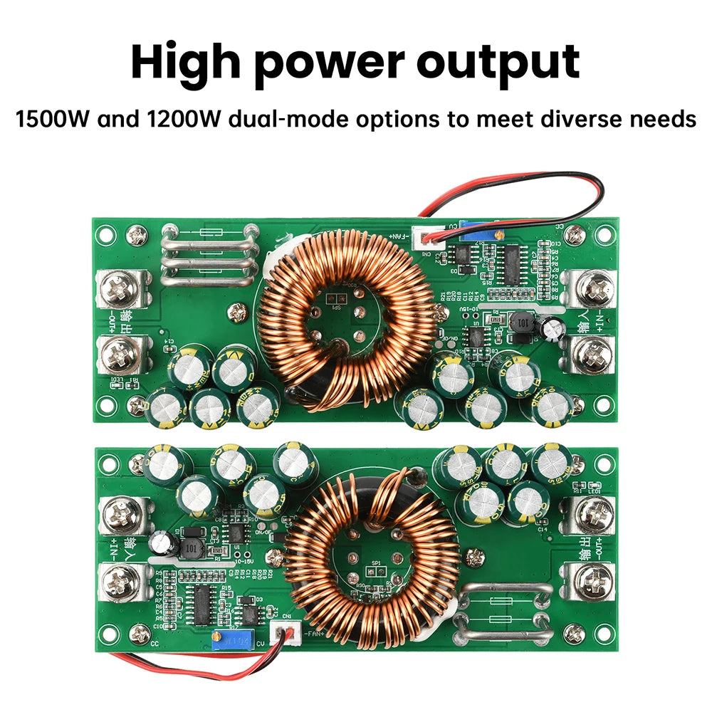 1500W/1200W DC-DC Buck Converter 15-90V to 2.5-72V 30A 50A Constant Voltage Adjustable Step-Down Module High Efficiency Oasis Select