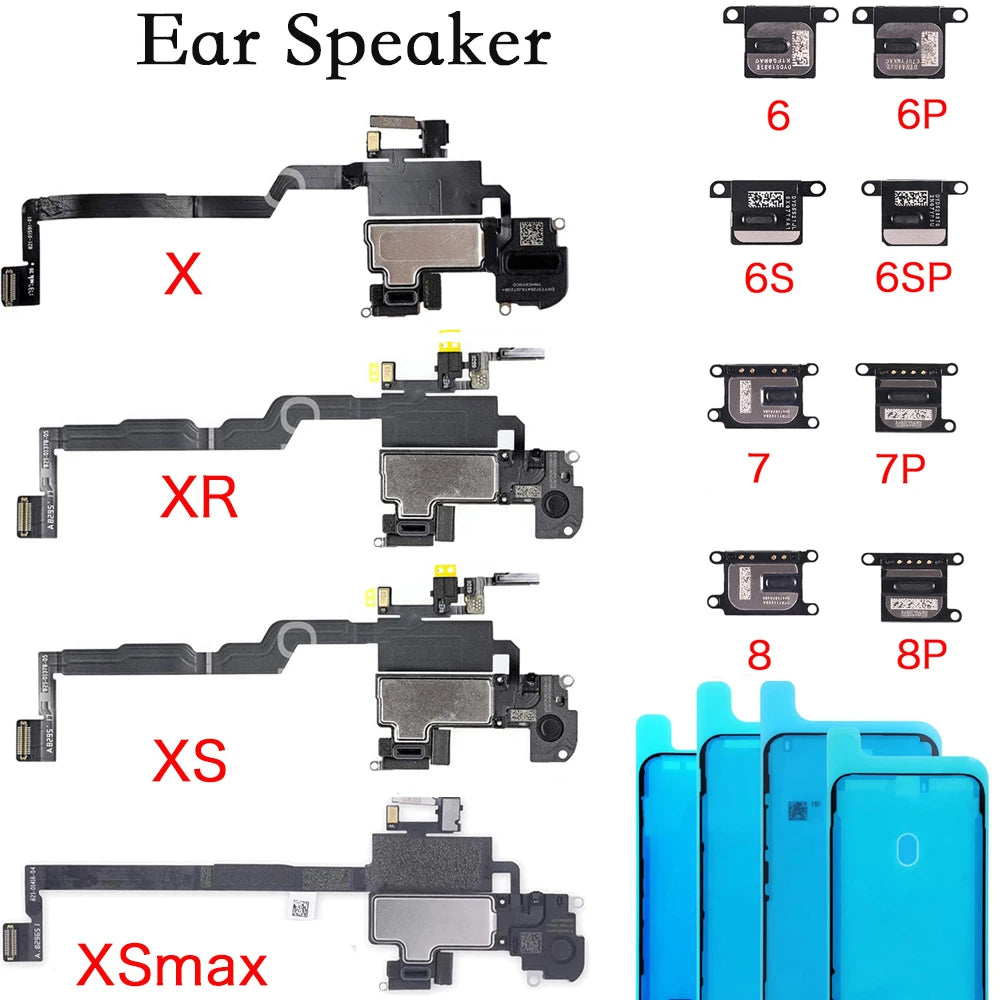 Earpiece Speaker Flex Cable for iPhone 7 8 X XR XS Max Replacement