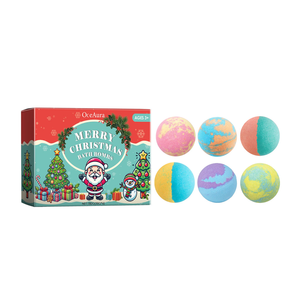 OceAura Colorful Bath Bombs – Rosemary Foot Spa Set 180g