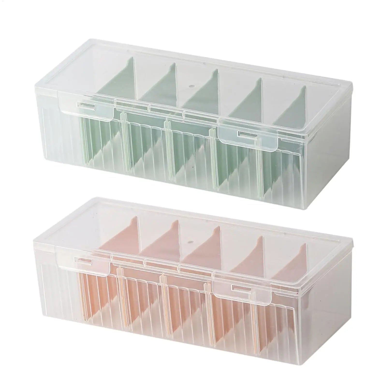 Clear Plastic Compartmentalized Organizer Box Holds Game Cards Storage Box With Adjustable Divider Collection Box Organizer Oasis Select