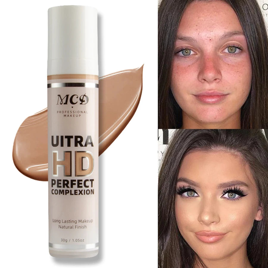 MCD 9-Shade Full Coverage Liquid Foundation | Natural Matte