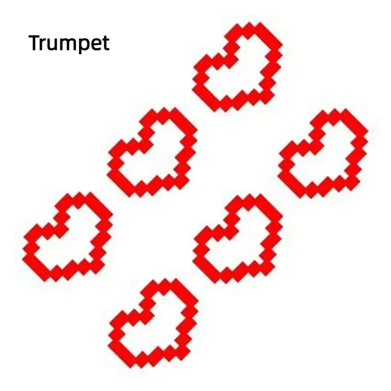 Sheet Waterproof Car Window Décor - Mosaic Heart Pixel for Headlights and Taillights Oasis Select A7
