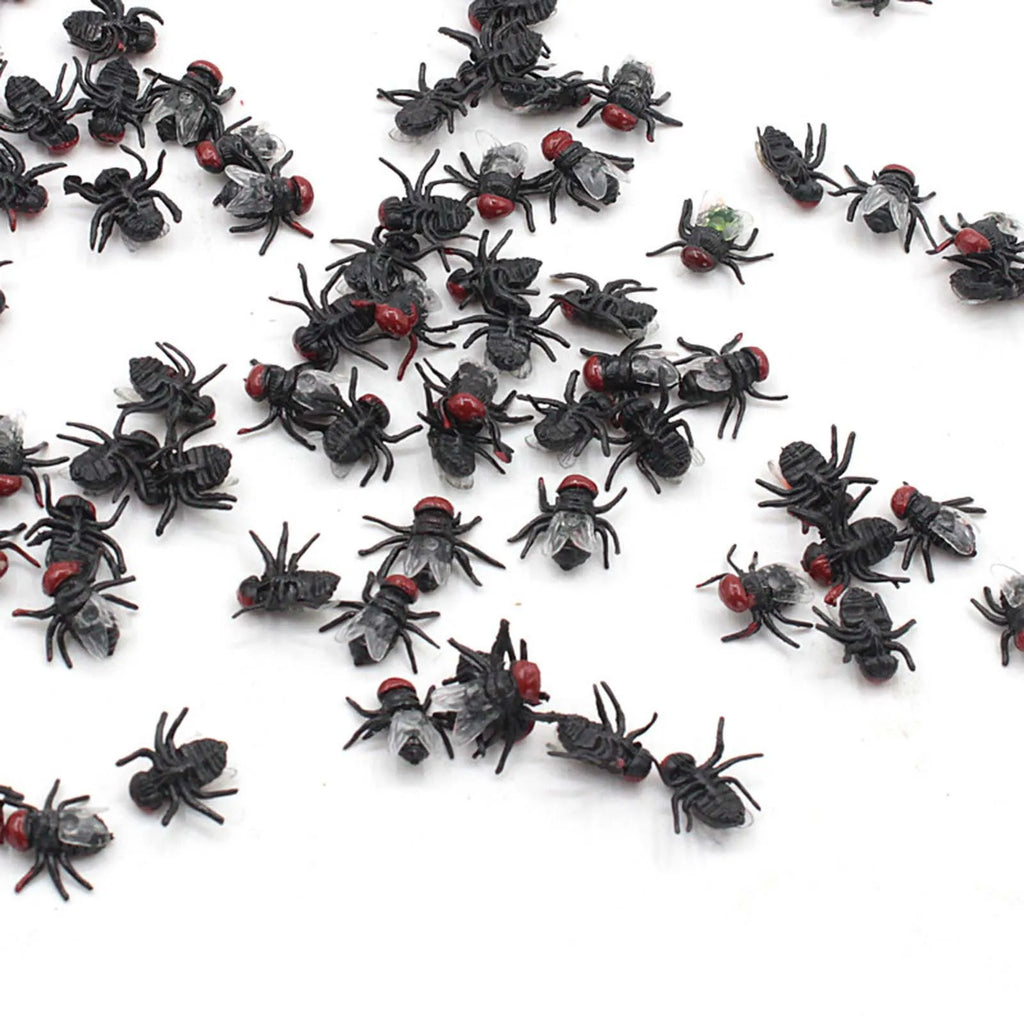 10-Pack Fake Fly Prank Toys – Realistic Plastic Joke Props Novelty Prank Toys Oasis Select