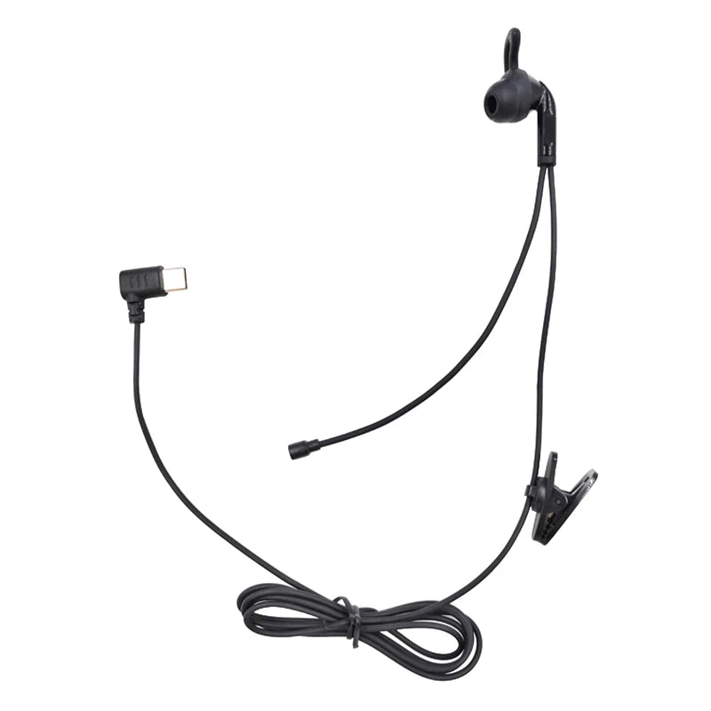 New Sale 1Pcs For V6 Pro V4C Plus Q8 F6 V7 Judge Ear Intercom Headset Type-C USB-C Interface Referee In-Ear Earphones Oasis Select Type c