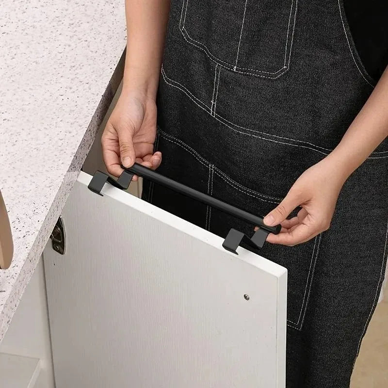 Over Cabinet Door Towel Bar Rack – Punch-Free Stainless Steel Cabinet Door Towel Rack Oasis Select