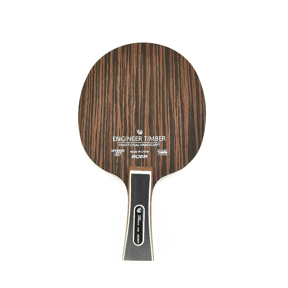 1PC Table Tennis Blade Ebony Dalbergia Pingpong Racket Bottom Plate 5-Ply 6.2mm Ping Pong Paddle Board Bat Racquet Long Handles Oasis Select Ebony