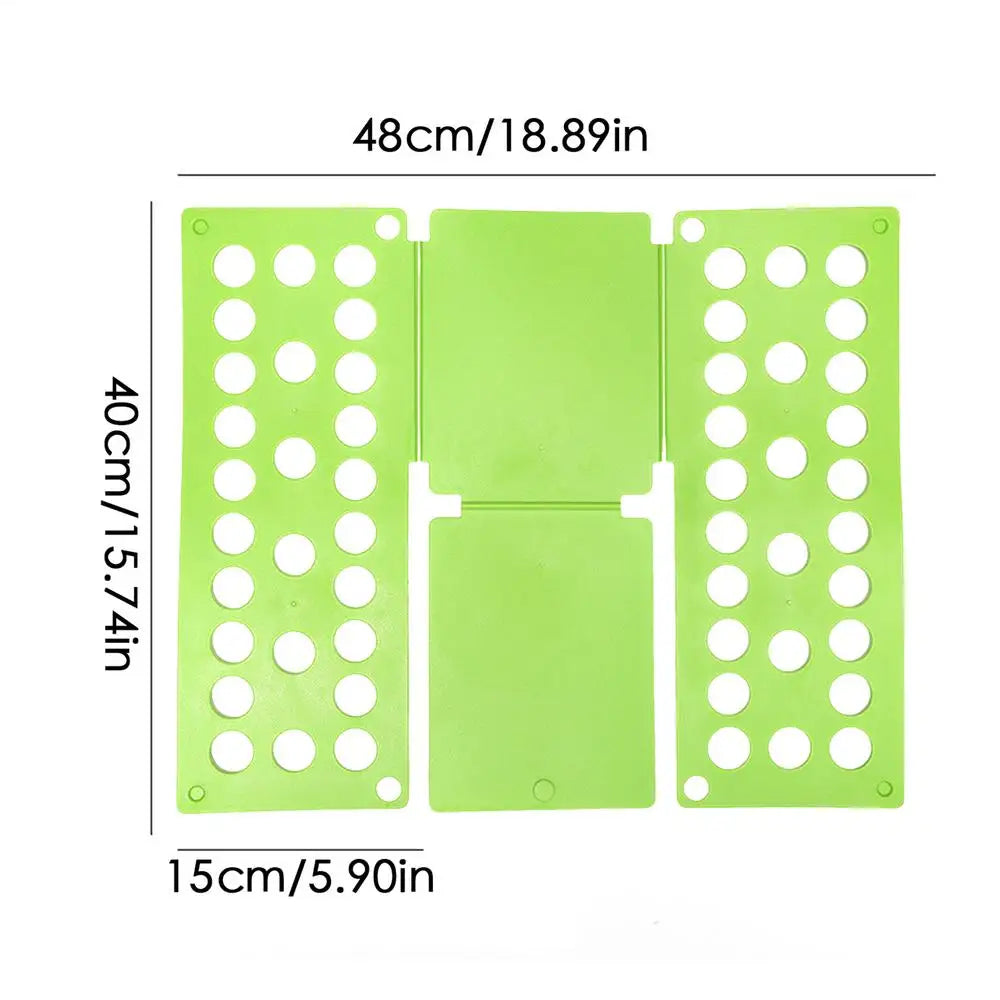 Folding Clothes Board Laundry Folder Home Storage Tool Fold Helper Household Liner Sorter Foldable Laundry Organizer for Home Oasis Select Green