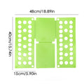Folding Clothes Board Laundry Folder Home Storage Tool Fold Helper Household Liner Sorter Foldable Laundry Organizer for Home Oasis Select Green