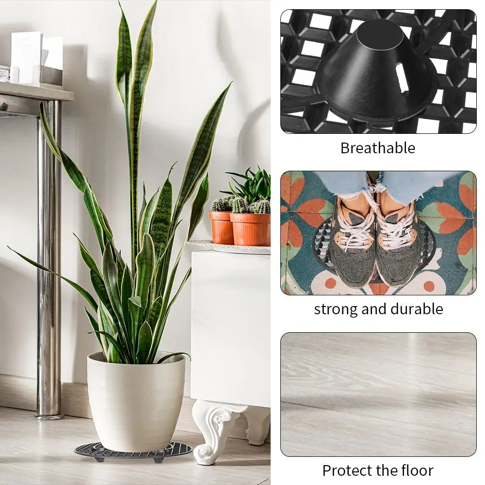 20/30/40cm Plant Pot Saucer Plant Level Pot Elevator Heavy Duty Plant Stands for Prevent Rot and Damage on Patio and Deck Oasis Select