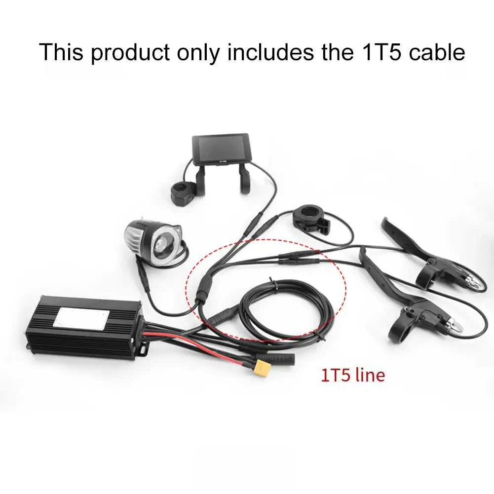 913AG 1T5 Waterproof Cable 9 Pin For Electric Bicycle Controller Display Throttle Headlight Brake Connection 1500mm E Bike Wire Oasis Select