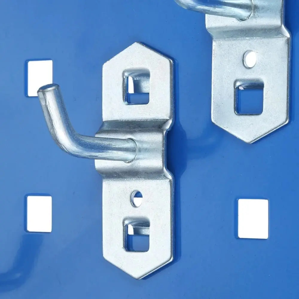 Wall Mount Square Hole Hook Durable Storage Rack 25/50/75/100/150/200mm Oblique Hanger Hole Board Hook Pegboard Hook Oasis Select