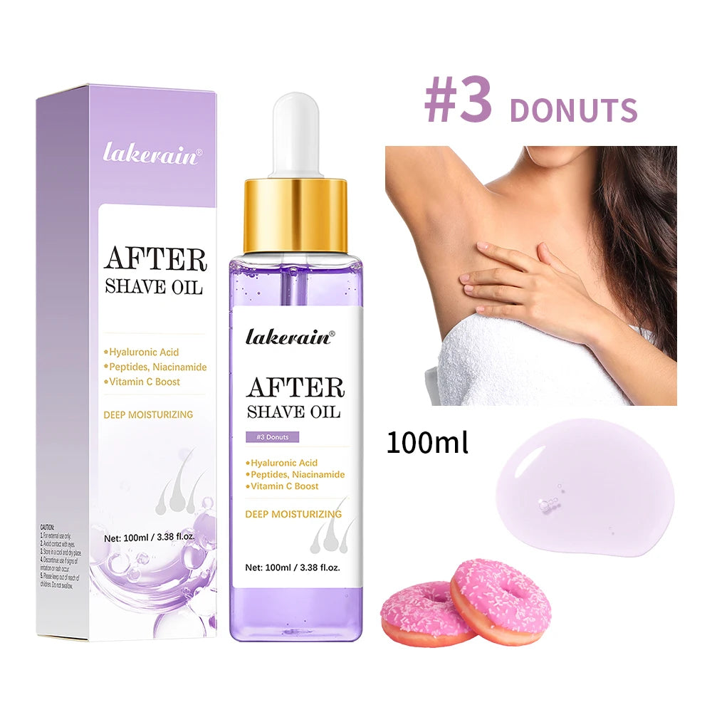 Strawberry After Shave Oil women For Smooth Skin Moisturizes Soft Serve Shave Oil Truly After Shave Oil Strawberry ﻿Skincare Oasis Select 3Donuts